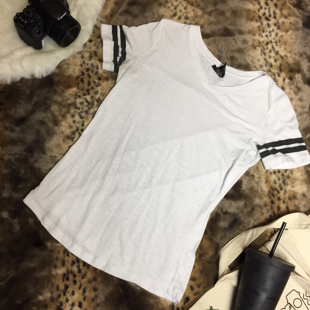 Short sleeve stripe tee